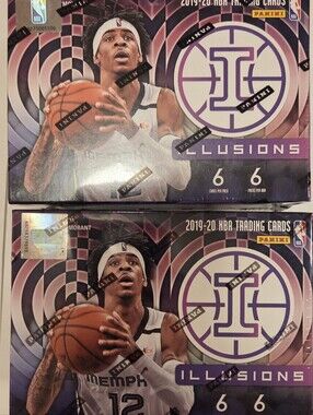 (2 lot)2019-20 panini illusions nba basketball BLISTER box New Sealed DS